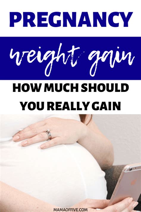 How Much Weight Gain Is Normal In Pregnancy Mama Of Five