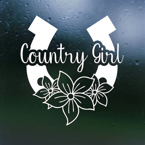 Country Girl Decals Etsy