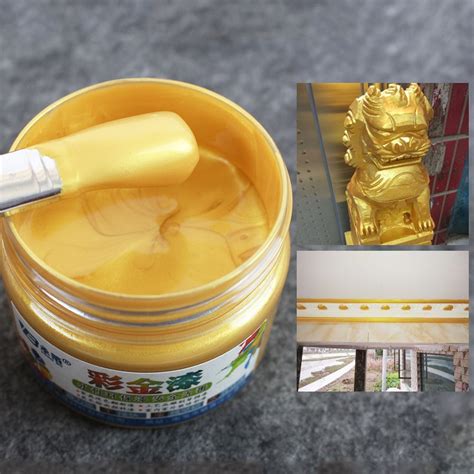 Painting wooden surfaces may seem like a straightforward process that takes little thought to start. One bottle Bright Gold paint, 100 g, Metal lacquer, wood ...