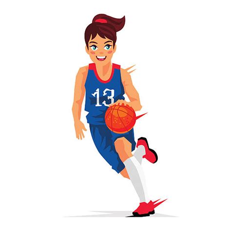 Royalty Free Girls Basketball Clip Art Vector Images And Illustrations