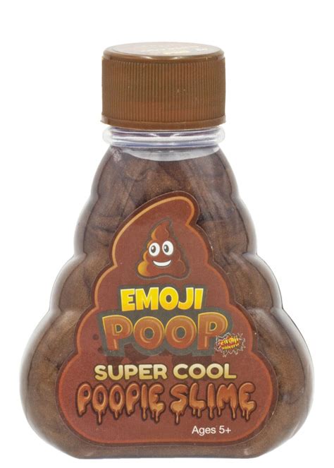 Emoji Poop Super Cool Poopie Slime Schleim Glitzer Emoji Fun Geschenk