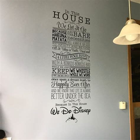 We Do Disney Disney Wall Decal Quote Wall Decal Vinyl Wall Etsy