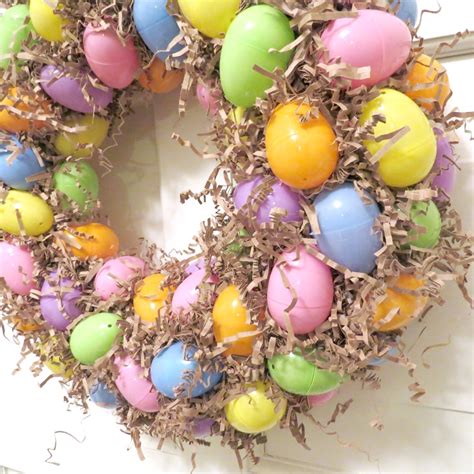Easter Egg Wreath Is Easy And Inexpensive