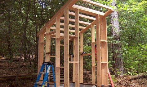 Build Outhouse Plans Diy Cabin Bed Home Plans And Blueprints 80815