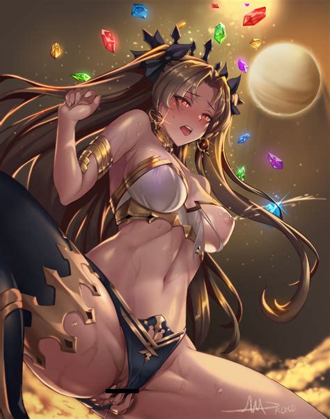 Mad Kimo Ishtar Fate Fate Grand Order Fate Series Highres Revision 1girl Arm Behind