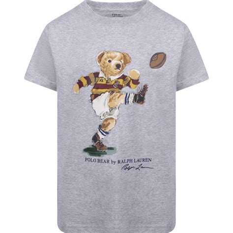 Ralph Lauren Babes Polo Bear Rugby T Shirt BAMBINIFASHION COM