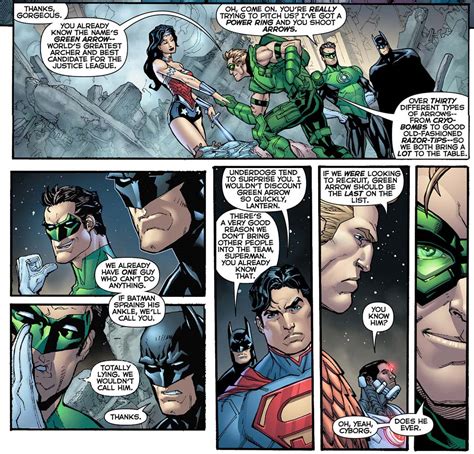 Green Arrow Tries To Join The Justice League Comicnewbies