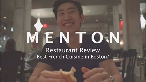 Best French Cuisine In Boston Menton Restaurant Review Youtube