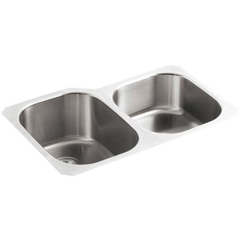 Kohler kitchen sinks come in a variety of styles, designs and materials. KOHLER Undertone Undermount Stainless Steel 31 in. Double ...