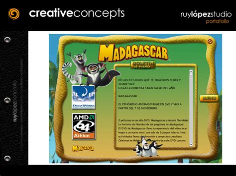 Madagascar Dvd Press Kit By Ruy Lopez At