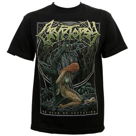 Authentic Cryptopsy Book Of Suffering Death Metal T Shirt S 3xl New