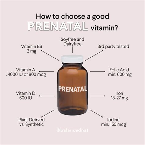 How To Choose A Good Prenatal Vitamin