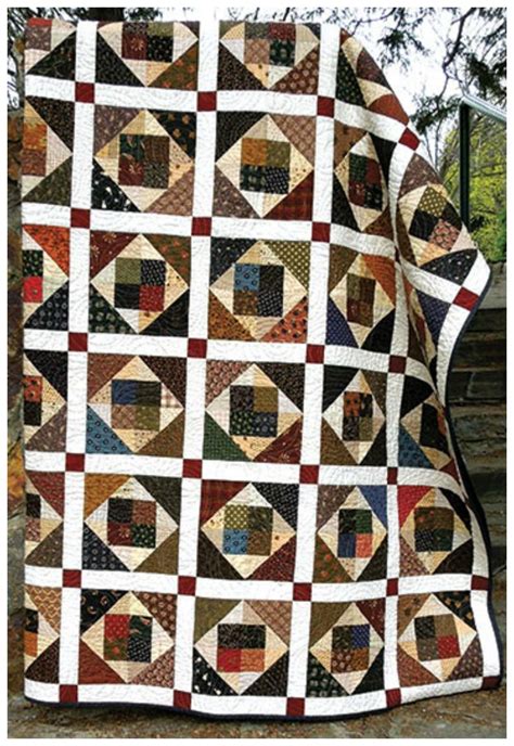 A Great Stash Busterthis Alluring Quilt Pattern Is Great For Using Up