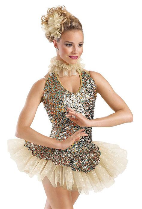 Copper Sequin Halter Dress Weissman Costumes Pretty Dance Costumes Dance Attire Dance Dresses
