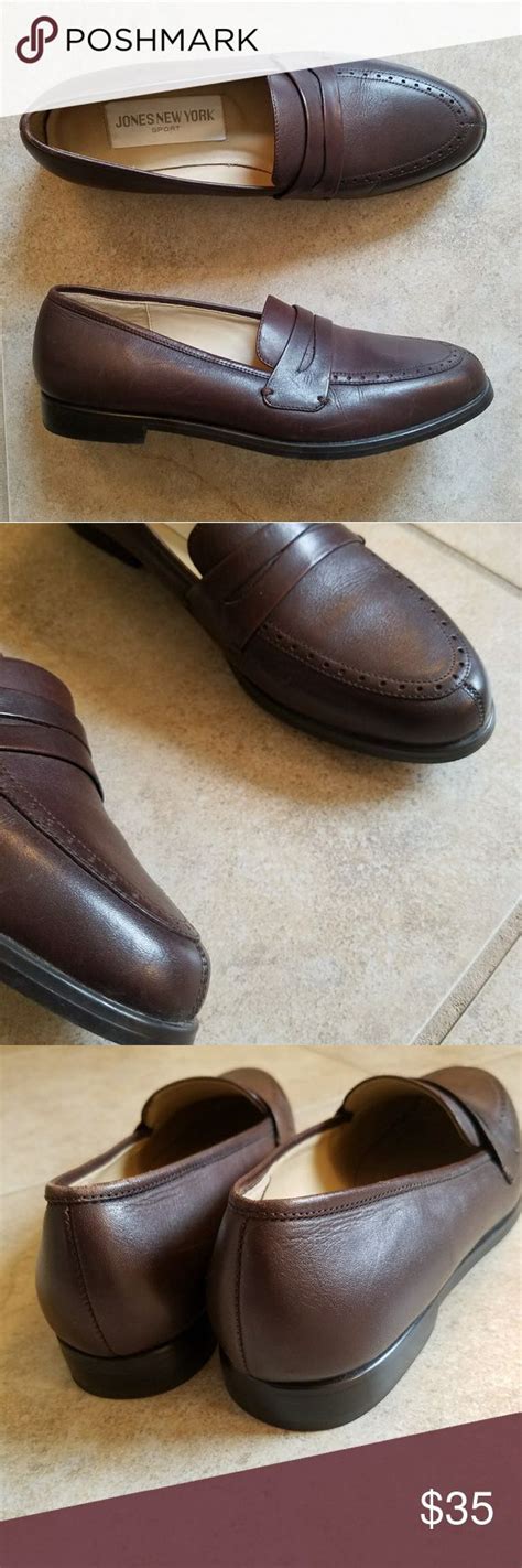 Jones New York Sport Leather Brown Loafers Great Brown Loafers Loafers Dress Shoes Men