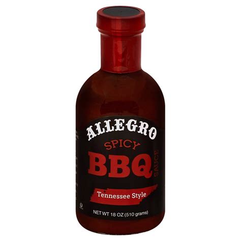 Allegro Spicy Bbq Sauce Shop Barbecue Sauces At H E B