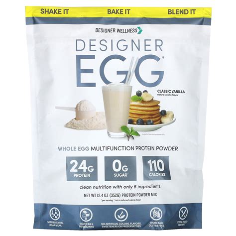 Designer Wellness Designer Egg Natural Egg Yolk And White Protein