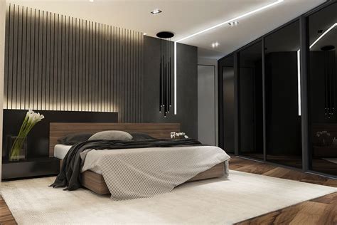 Bedroom Black Style On Behance Bedroom Bed Design Luxurious