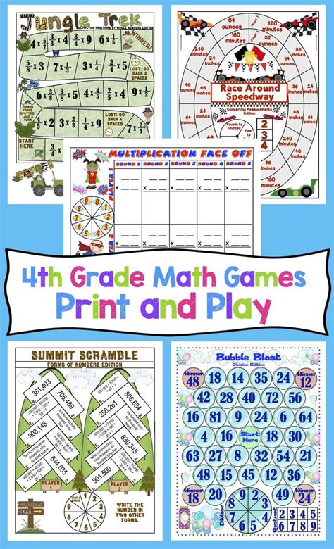 Fun Games For 4th Graders