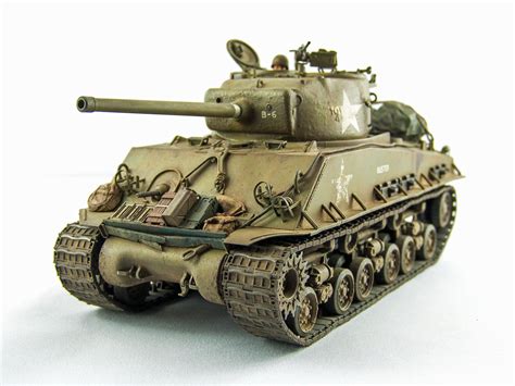 Easy Models M A Sherman Th Battalion Pre Built Plastic Model Tank My