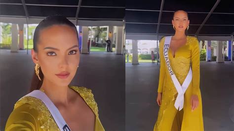 ¿miss Ecuador En El Top De Miss Universo Este Año Así Lució Delary