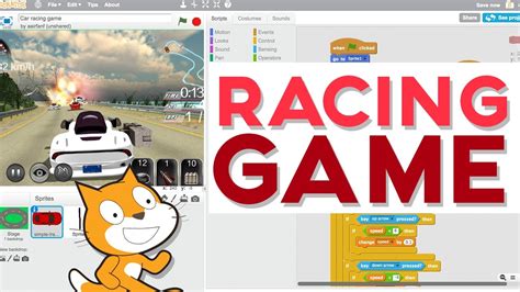 Scratch Tutorial How To Create An Awesome Racing Game Youtube