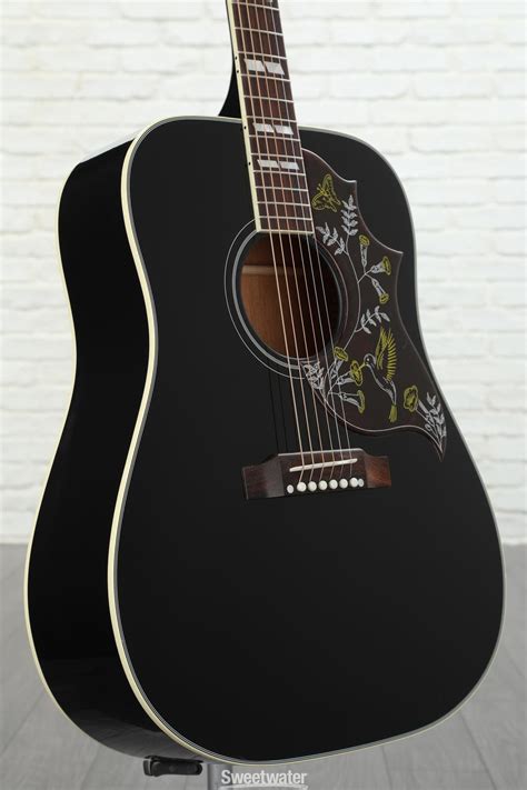 Gibson Acoustic Hummingbird 2019 Sweetwater Exclusive Ebony Image 1