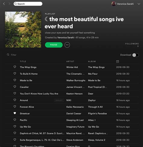 Spotify Freakingsarah ☀︎ Playlist Names Ideas Vibe Song Song Playlist