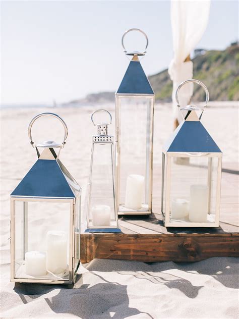 So beach wedding invitations are a fantastic way to kick start the mood of your wedding before it's colour schemes can quickly and easily add a touch of the beach to your wedding, in your table. Beach Wedding Decoration Ideas