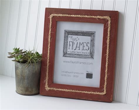 11x16 Reclaimed Barn Board Frame Single Style With By Fayesframes