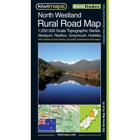 10 North Westland Rural Road Map Nz Geographica
