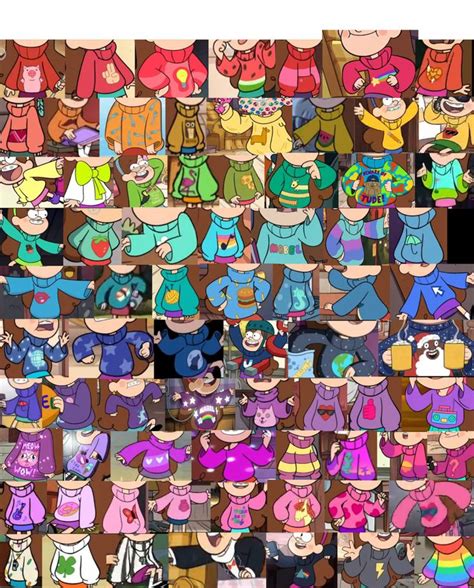 Every Single Sweater Mabel Pines Wears In Gravity Falls Every Single