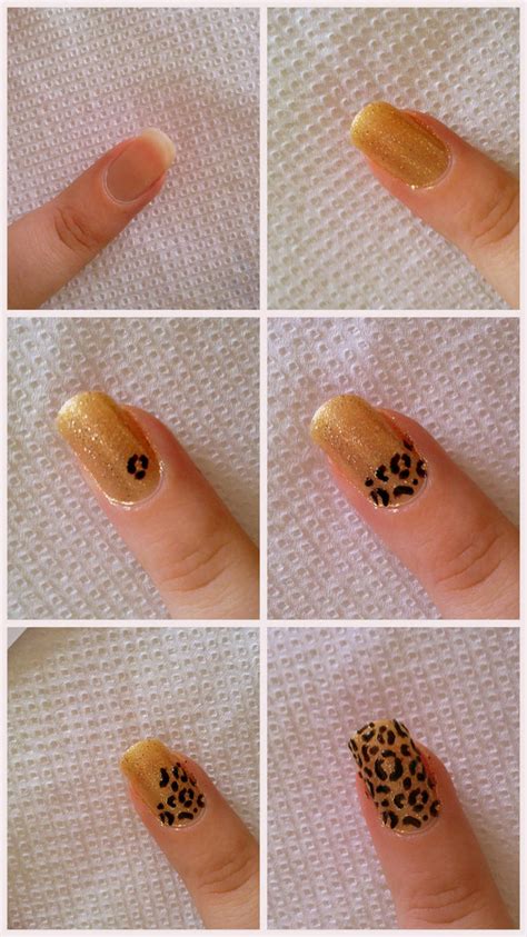 Tutorial Leopard Nails By Kikybee On Deviantart