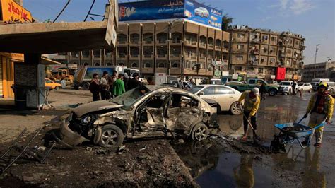 Iraq Car Bomb Attacks Kill Dozens In Baghdad World News Sky News
