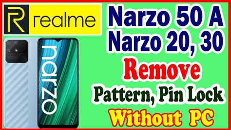 How To Unlock Realme Narzo 20 30 50a Rmx3430 தமிழில் Remove Pattern Lock Frp Without Pc