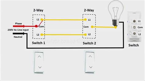 Wiring Two Switches To One Light Electrical Single Switch With 2