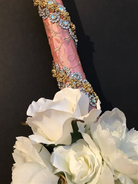 Sweet Grass Wedding Broom With Peonies Roses And Callas Etsy