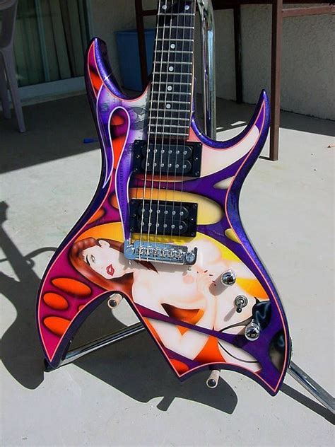 Custom Airbrushed Guitar Custom Electric Guitars