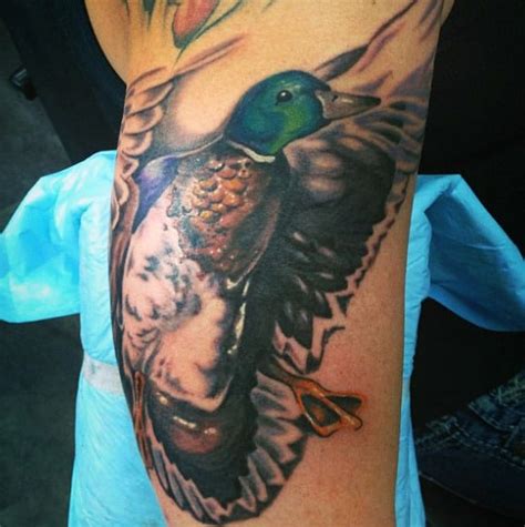 70 Duck Tattoos For Men - Masculine Waterfowl Ink Designs