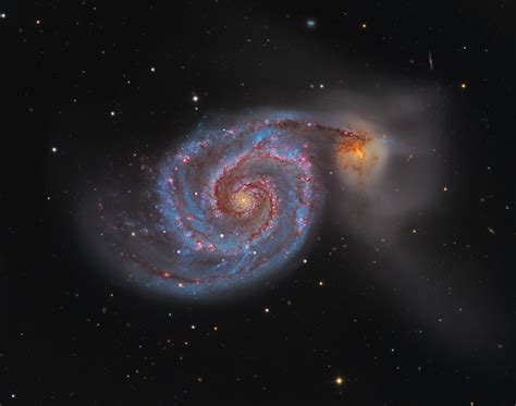Messier 51 The Whirlpool Galaxy Astronomy Photograph Of The Year