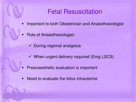 Ppt Fetal And Neonatal Resuscitation Powerpoint Presentation Free