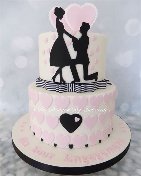Heart shaped step cakes engagement anniversary cake 2 step maiking by cake wala videos. Easy engagement cakes