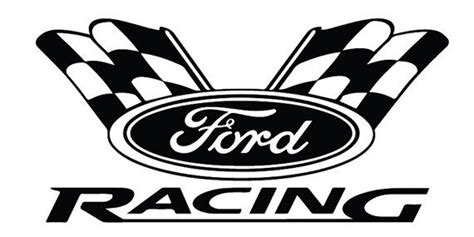Ford Racing Logo Vinyl Decal Rear Window Truck Decal Ford Racing