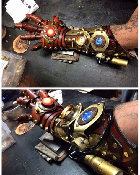 Steampunk Gauntlet Bracer Glove