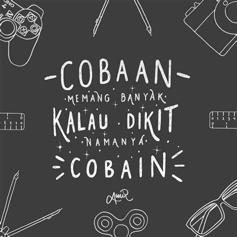 Kaligrafi Lettering Indonesia On Instagram “awal Nya Sih Coba Coba