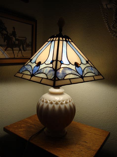 Vintage Stained Glass Lamp Shade Glass Designs
