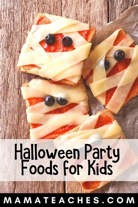 Easy Halloween Party Food For Kids Mama Teaches