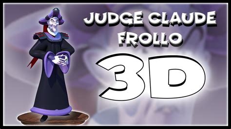3d Model Preview Judge Claude Frollo Youtube