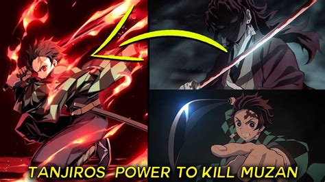 The Secret Power In Tanjiros Black Sword To Kill Muzan Red Nichirin