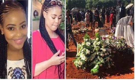 Tears Flow Like River As Karabo Mokoena Is Been Laid To Rest The Lady